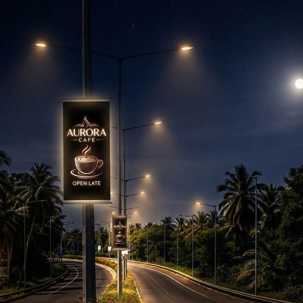 Lamp Post Ads